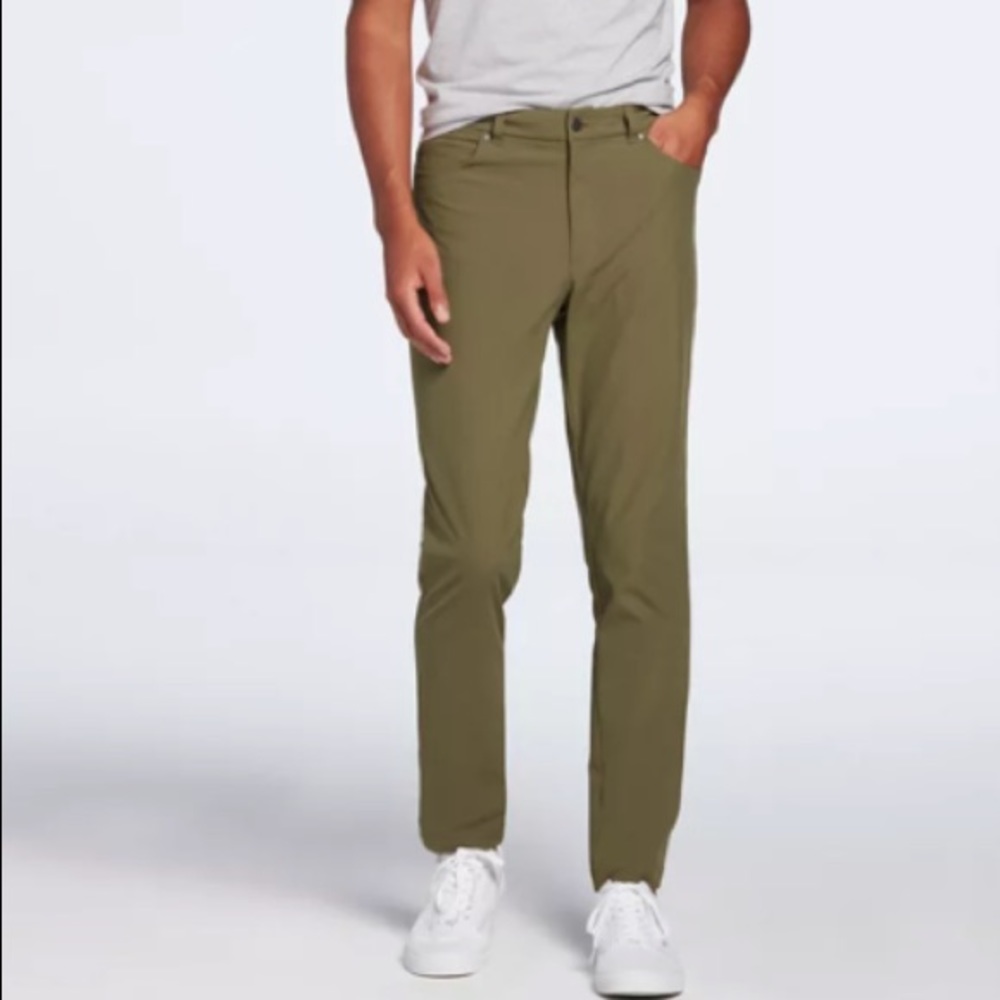 VRST Men's Commuter Slim Fit 5 Pocket Pants